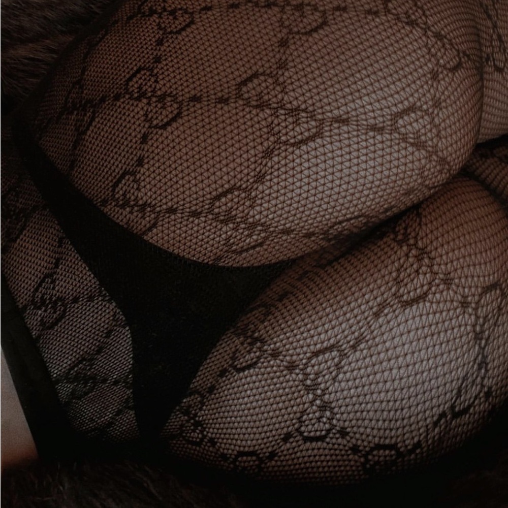 Gucci GG stockings size medium black